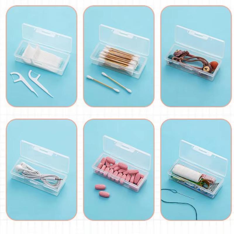 Portable Travel Medicine Box Cotton Swab Holder Case Detal Floss Jewelry Box