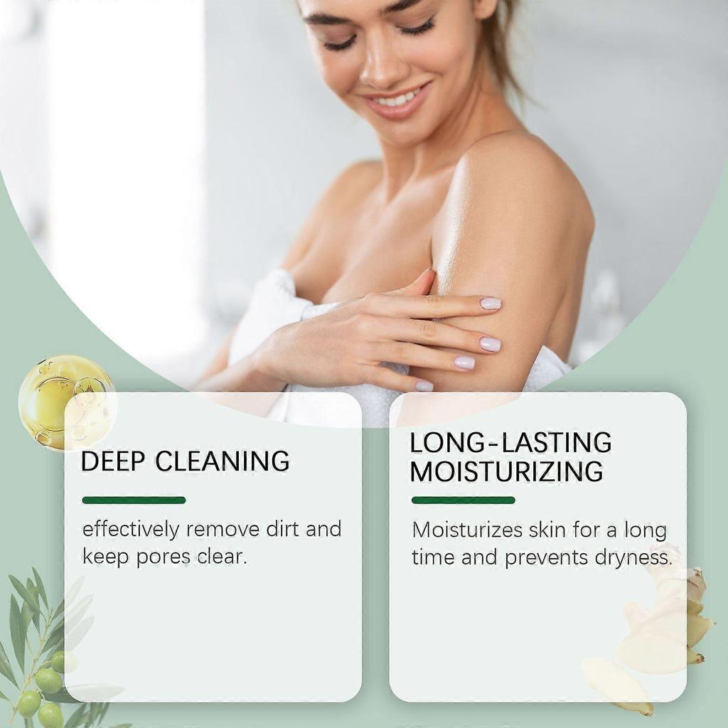 Limited time!!Ouhoe Cucumber Cleansing Soap - Deep Cleansing Face And Body Wash, Skin Care, Refreshing, Oil-Control, Multi-Purpose Soap
