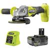 RYOBI RAG18BL-0 18V 125mm Brushless Angle Grinder Kit – 4.0Ah Battery & 1.5A Charger