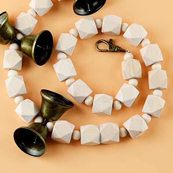 Собачий дверной звонок для питомца, ручной работы, с регулируемой длиной, для быстрой и точной коммуникации, дверь для приучения к туалету