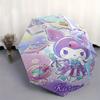 Witch Kuromi Automatic Opening and Closing Cartoon Umbrella - Small Umbrella Suitable for Various Occasions, Portable 3-Fold Small Umbrella for Men an