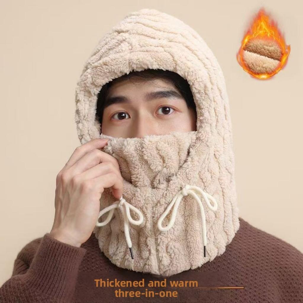 Шапка Лей Фэна для мужчин и женщин, Зимняя уличная для велоспорта, Электровелосипеда, Холодная и ветрозащитная, Хлопковая шапка, Северо-восточная с толстым бархатом, Лыжная маска