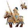Medieval Ages Figures Knights War Horse Heavy Cavalry Warriors Warhorse Building Blocks Bricks Toys For Kids Gift