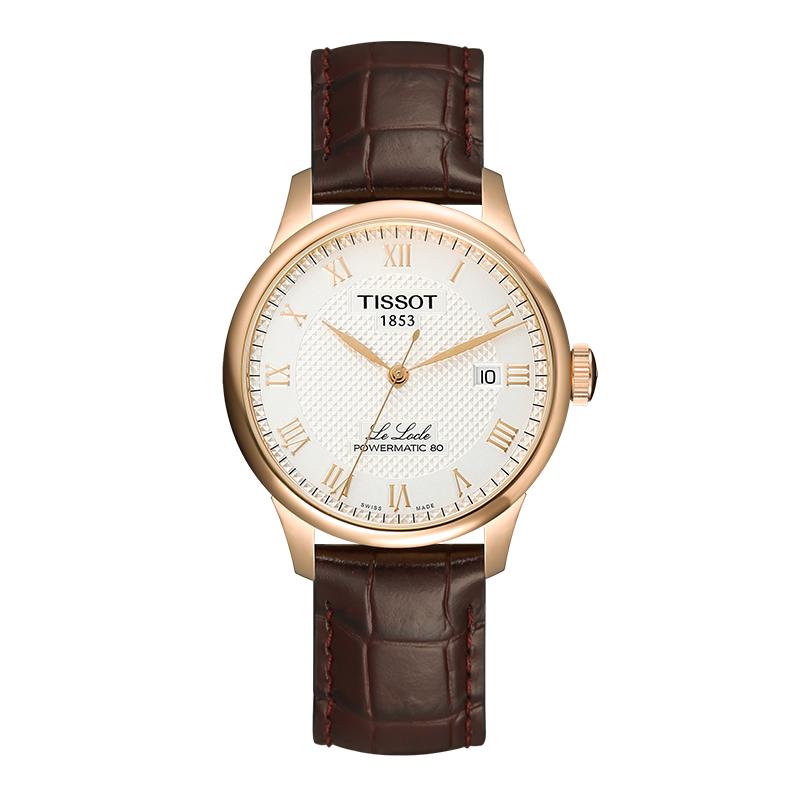 Мужские механические часы Tissot Le Locle с кожаным ремешком