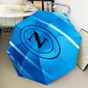 Napoli Football Club Emblem Umbrella Folding umbrella, automatic umbrella 8-Frame for Travel, camping Use Gift for Halloween Christmas