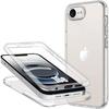 Protective Case - BOOLING - for iPhone 16e - Soft Silicone - Hard PC - Transparent