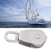 M25/32/50mm Lifting Pulley Roller 304 Stainless Steel Boat Lifting Rope Pulley  Heavy Duty Lifting