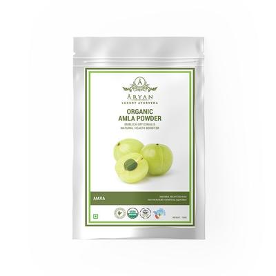 Органический порошок Амлы (100 г), Organic Amla Powder,  Aryan