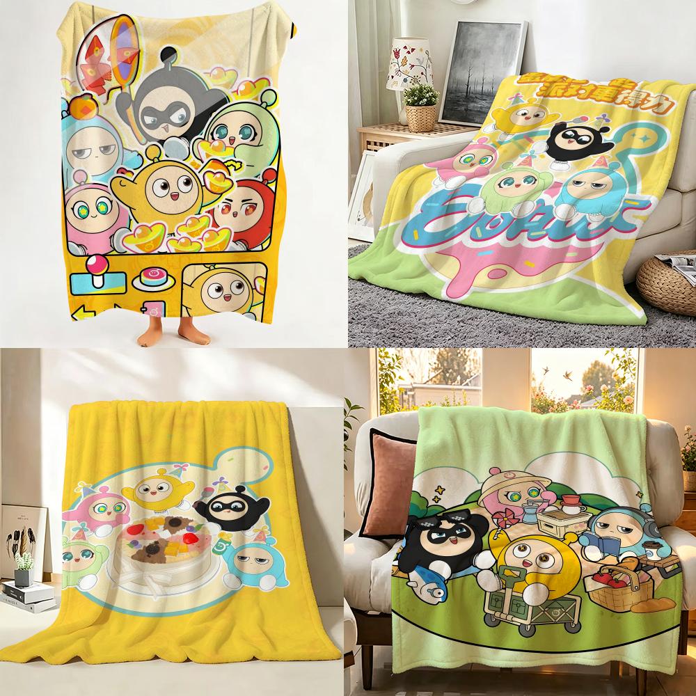 Game E Eggy P Party Flannel Blanket Suitable for Sofa Living Room Bedroom