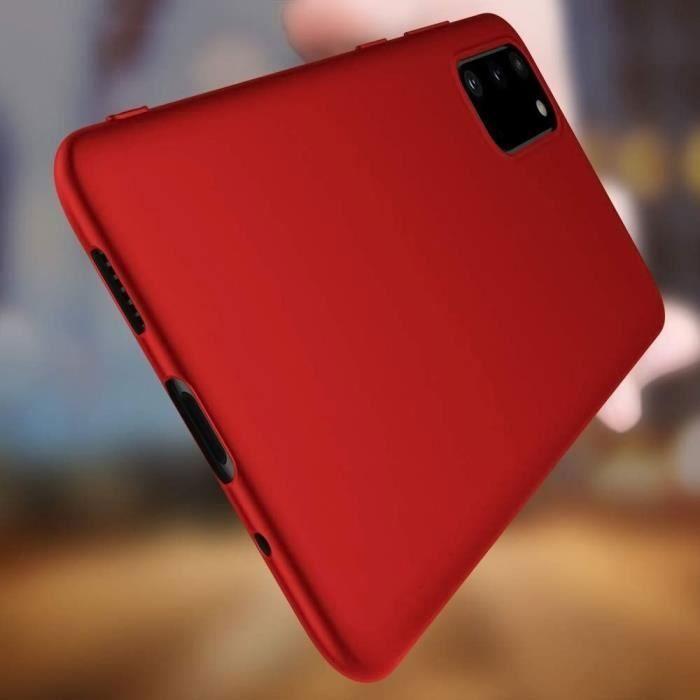 Protective Case - PROSHOP - for Samsung Galaxy S20 - Liquid Silicone - Ultra-light - Red