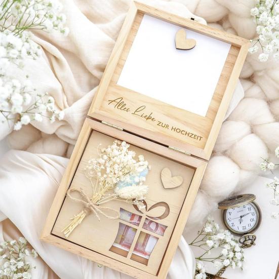 Деревянная свадебная коробка для хранения денежных подарков, держатель для денег для свадебной церемонии, настольное украшение, подарок для жениха и невесты, молодоженов