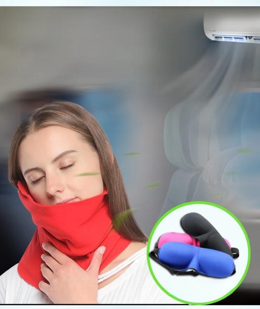 Портативная мягкая подушка-поддержка шеи для путешествий в самолете, автомобильная подушка для сна на боку, офисная подушка для сна