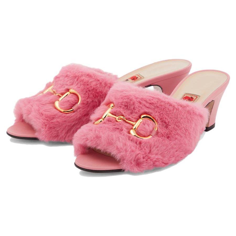 Gucci Шлепанцы женские розовые 722962 FAAYY 5817