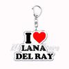 Ключница Lana Del Rey для Аксессуаров Подвеска на Сумку Born To Die Ultraviolence Кольцо для Ключей Брелоки Украшения Подарок для Фанатов