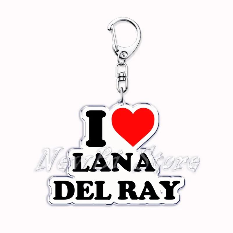 Ключница Lana Del Rey для Аксессуаров Подвеска на Сумку Born To Die Ultraviolence Кольцо для Ключей Брелоки Украшения Подарок для Фанатов