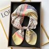 70 * 70cm New Silk Small Square Scarf For Women'S Neck Protection Professional Scarf Versatile Hair Tie Headscarf Scarf