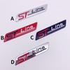 1Pcs 3D Metal STline Car Emblem Badge Decal Sticker for Focus ST Mondeo