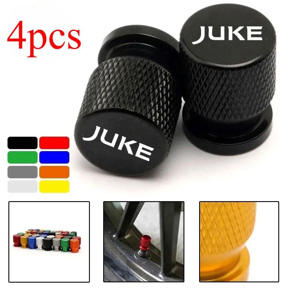 yxkpz10 For Nissan Juke Accessories 4pcs Car Wheel Tire Valve Caps Tyre Stem Covers Airdust Waterproof