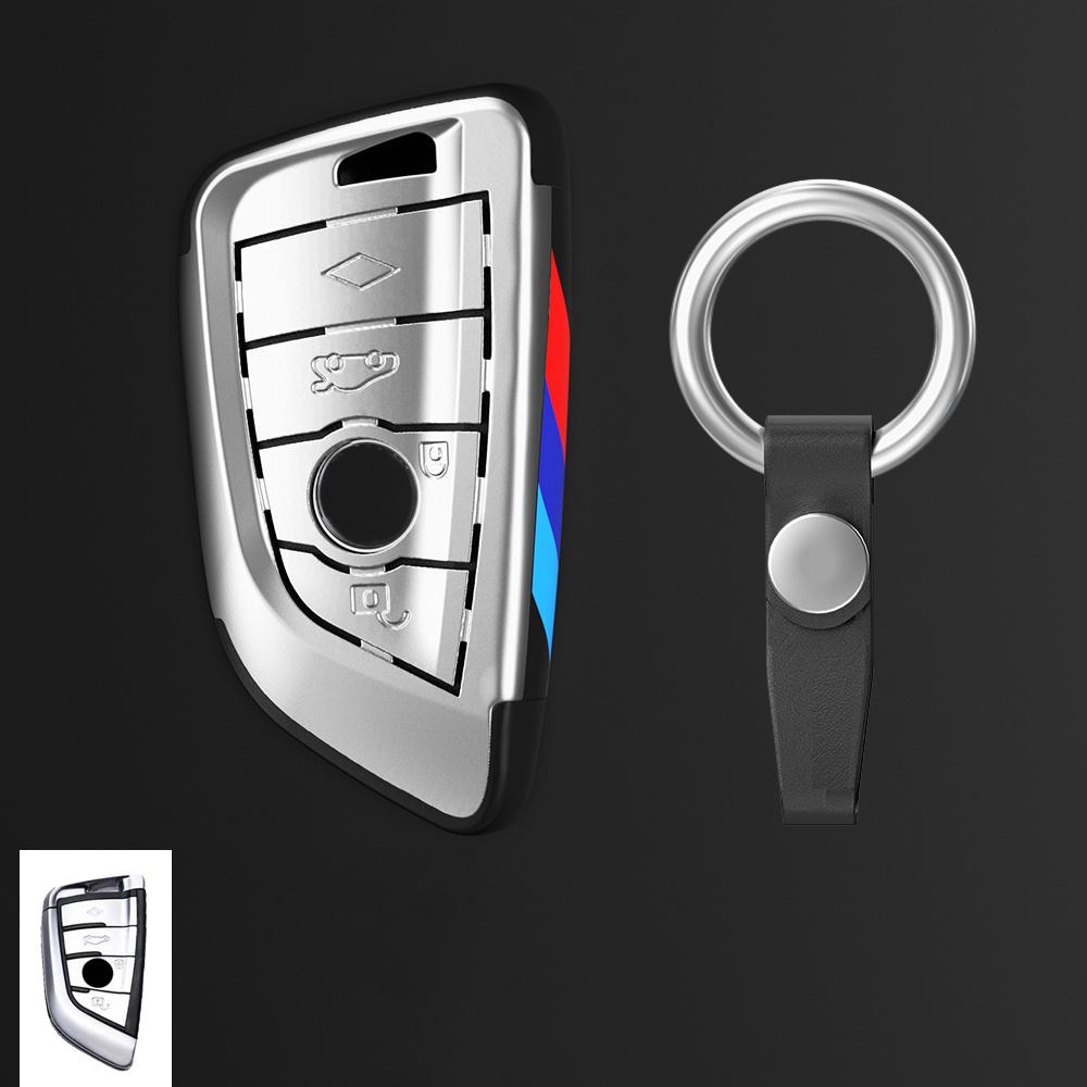 Carbon Fiber Key Case Cover for BMW X1 X3 X5 X6 F15 F16 G30 7 Series 525 F30 118i 218i G11 F48 F39 520