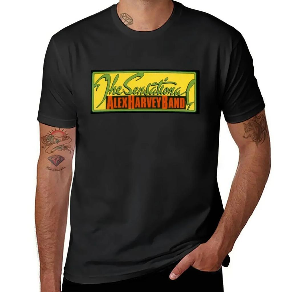 Trendingof The Best Of alex harvey T-Shirt funnys vintage heavy weight t shirts for men