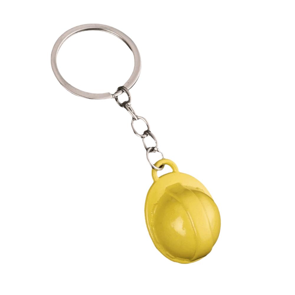 Key Ring Funny Safety Helmet Keychain Creative Friendship Hard Hat Pendant Mini Ornaments Bag Hanging Gifts