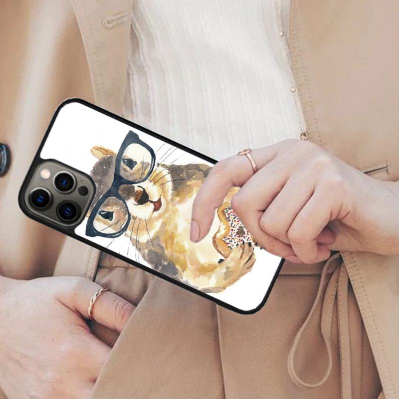 Cute Animal Squirrel Magnetic Phone Case For APPLE iPhone 17 Air 16 14 13 12 Pro Max 15 Plus Wireless Charge With MagSafe Cover
