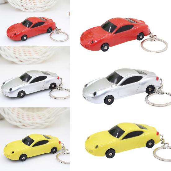 Подвеска светодиодный свет звуковой рог брелок брелок кольцо сумка телефон декор