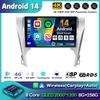 Android 14 Carplay Auto For Toyota Camry 7 XV 50 55 2011-2014 Car Radio Multimedia Video Player Navigation Stereo GPS No 2din 4G