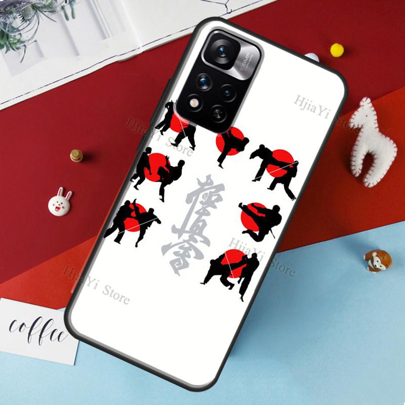 Чехол Oyama Kyokushin Karate для Xiaomi Redmi Note 11 8 9 10 Pro 9S 10S Funda Redmi 10 9 9A 9T 9C, мягкая задняя крышка