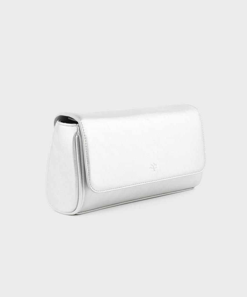 Сумка Monsac Louvre Square Серебристая Ap12-2495-Si