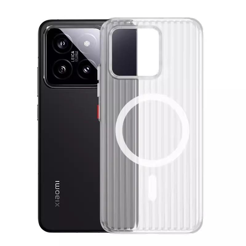 Применимо к Xiaomi Mi 11Pro чехол для мобильного телефона с магнитной защелкой и узором в виде гофрированной решетки, ледяной туман, Redmi K11 матовый прозрачный защитный чехол из ПК