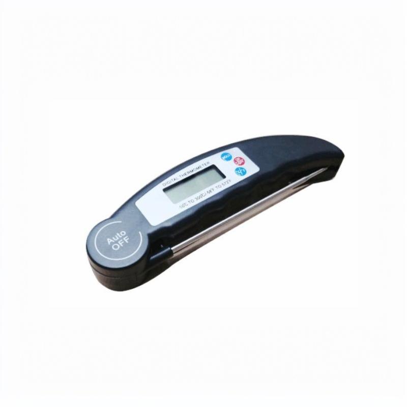 Foldable Digital Food Thermometer Instant Read Backlit Screen for Home Kitchen Baking Roasting Grilling Meat Turkey BBQ