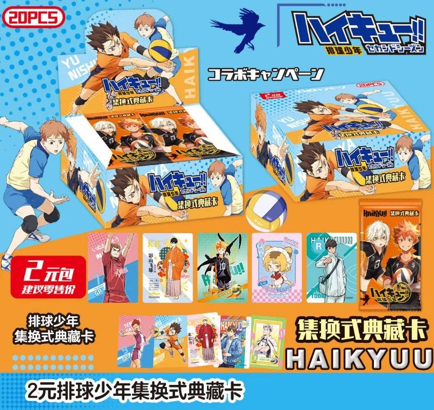 Новая Бустерная Коробка Haikyuu Карты Хюга Сёё Кагэяма Тобио Цукисима Хотару LR GMR Коллекция Карт Персонажей Аниме Игрушки Подарки