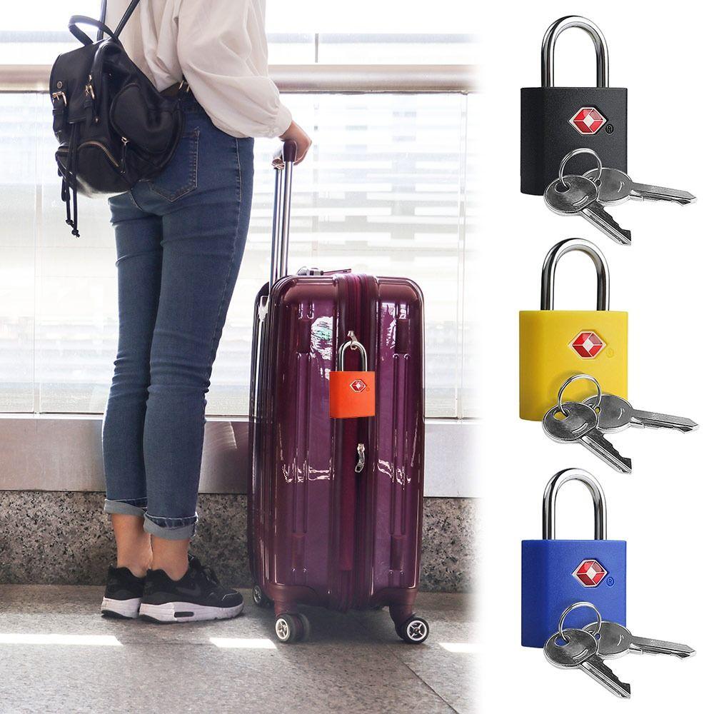 Zinc Alloy Luggage Lock Mini Security Padlock Portable Cabinet Lock  for Travel