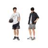 Li Ning Серия Anti-Five Спорт Минималистичные Свободного Кроя Цветной Блок Повседневные Шорты Мужские шорты Железо-Синий-Серый AKSV039-6