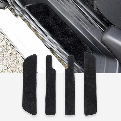 LUCKEASY Комплект ковриков на пороги для Mitsubishi Delica Подходит для Delica 2019 Защищает от и Салон автомобиля D5 - 4 шт. (черный) - Д5 (Ноябрь -