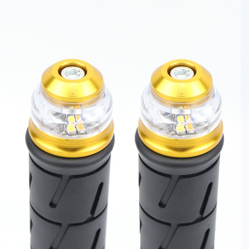 Motorcycle Turn Signal Lights LED Handle Bar End LED Plug Turn Signal Light Accessories Motorcycle 12v