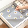 Yousheng Cabinet Shelf Liner Drawer Mat Non Adhesive Waterproof Flower Print Kitchen Cabinet Liners Reusable Shelf Liners for Pantry Cupboard Dresser