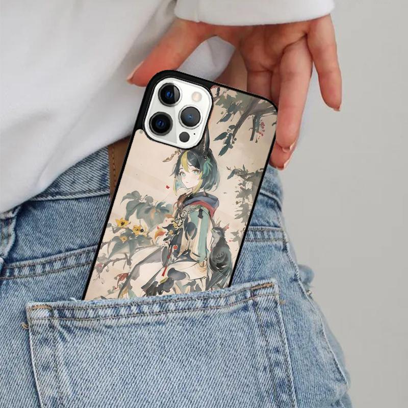 Genshin Impact Tighnari Phone Case Magesafe Magnetic Wireless Charge Cover For iPhone 17 Air 16 16e 11 12 13 14 15 Pro Max Plus