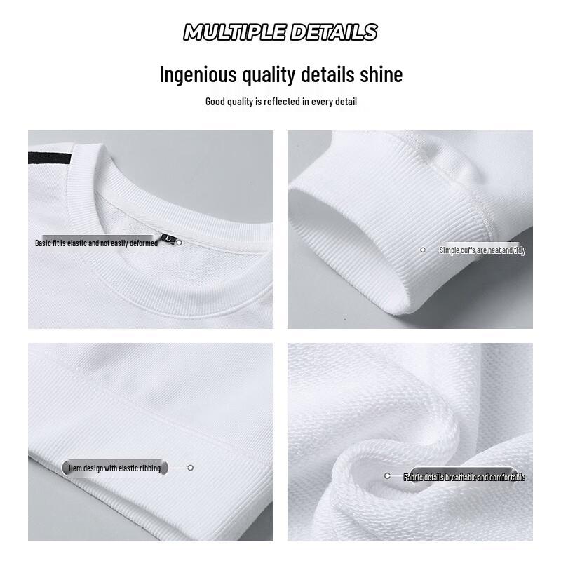 Paul Frank Men's Striped Round Neck Sweatshirt