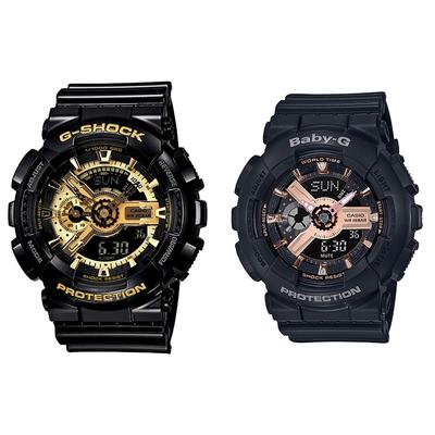Часы CASIO Baby G Pair цифровые аналоговые золотые розово-золотые черные 20 ATM Water ATM Waterproof Overseas Model Watch [Casio] G-Shock и Ana-Digi
