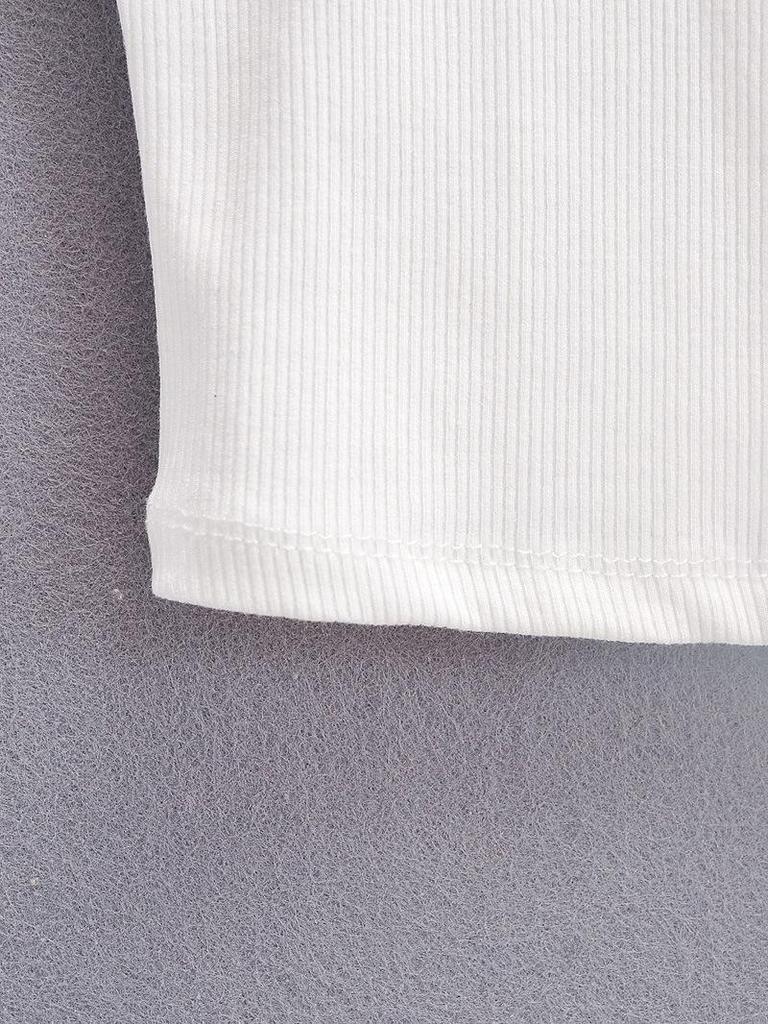 Лето, Новое поступление, женские однотонные сексуальные повседневные топы из 2 предметов, майки для женщин