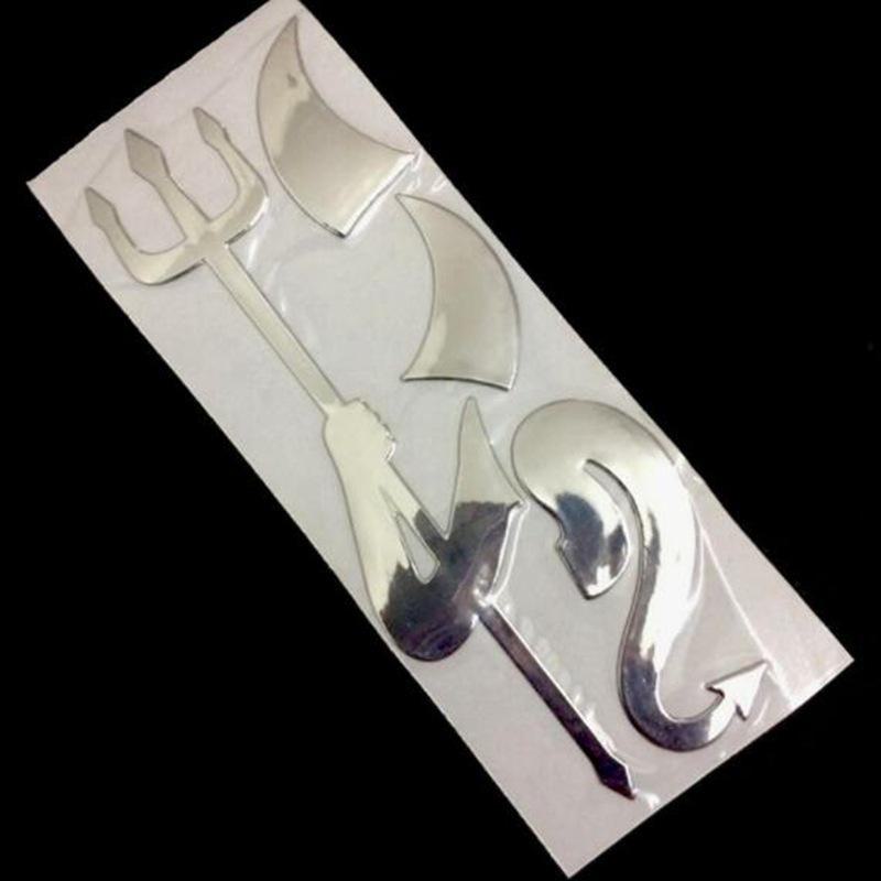 3D ПВХ Мягкий клей Дьявол Наклейка на машину - Дизайн индивидуальности