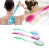 1Pc Body Bath Shower Back Brushes Rubbing With Long Handle Bathing Brush Skin Massage Massaging Cleaner Bath Shower Health Care
