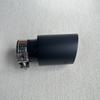 1Piece Matte Black Stainless Steel Car Muffler Tip System Pipe Universal Exhaust Tip For VW GTI MK7 Golf 7 Exhaust Nozzle