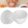 2 шт. Миска для смешивания масок, мягкие складные миски для грязевой маски своими руками для домашнего салона красоты, белые