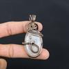 Moonstone Gemstone Handmade Pure Copper Wire Wrapped Wonderful Jewelry Pendant