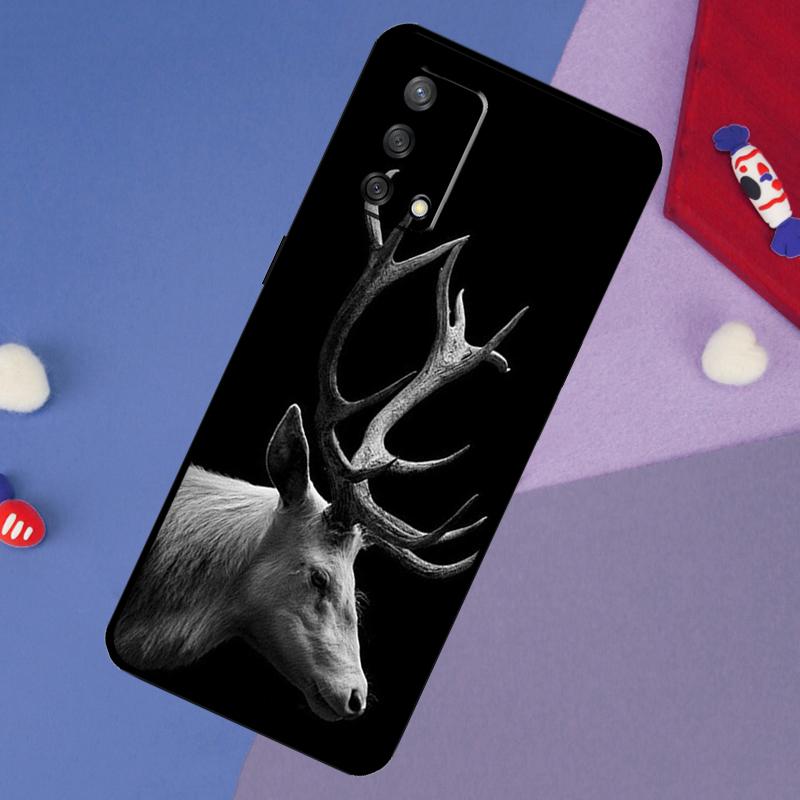 Deer Case For Oppo A5 Pro A6 A57 A17 A78 A54 A74 A94 A76 A16 A96 A18 A40 A60 A80 A38 A58 A98 A15