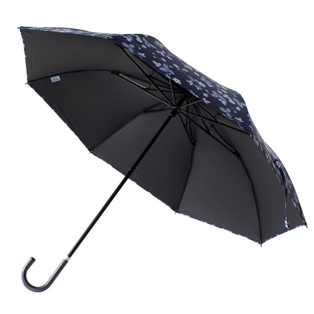 Wedgwood Folding Umbrella for Sunny and Rainy Days Umbrella Strawberry Ink Blue [WEDGWOOD] (with Pouch) (Navy) 001267-0001-02