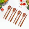 Kivoli Lacquered Wooden Spoon Set, 4 Spoons + 4 Chopsticks, Korean Popular Tableware